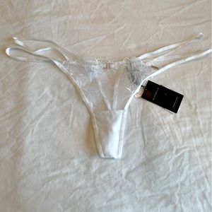 bluebella nwt Vienna white sheer bridal thong size XL